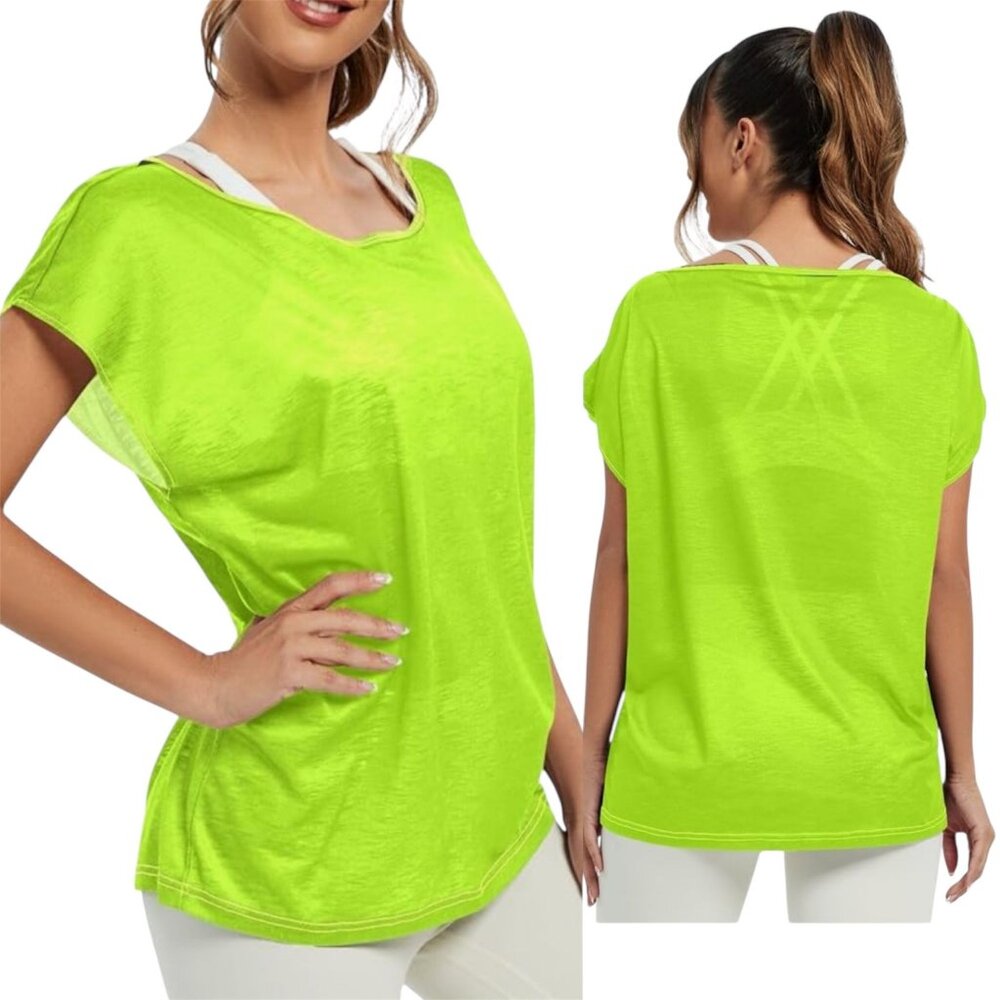 Women's Soybu Batwing Athletic Top, size medium